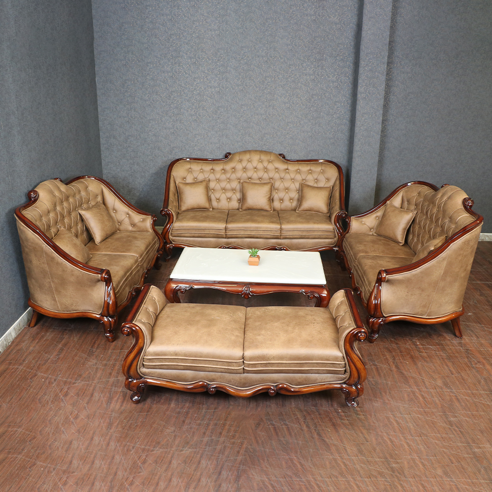 Imported wooden sofa set discount